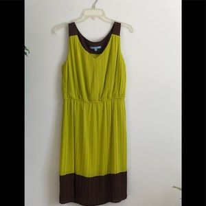 Antonio Melani Pleated Sleeveless Dress